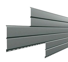 Металлический сайдинг Lбрус 15х240 ПЭ RAL 7005