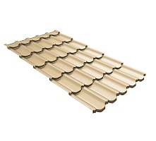 ПВ GL Квинта Плюс c 3D резом 0,45 Polyester RAL 1014 Слоновая кость