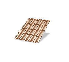 Металлочерепица МП Монтекристо AGNETA 0,5 Copper Агнета