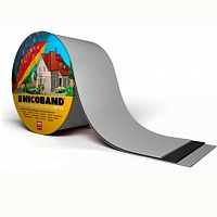 Самоклеящаяся герметизирующая лента NICOBAND Серебристая 10м*10см