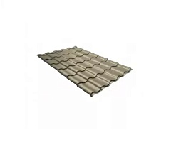 Металлочерепица Квинта плюс 0,5 Satin RAL 1015 Светлая слоновая кость