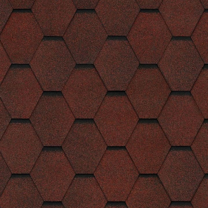 Гибкая черепица Tegola Comfort Garda Rosso 409