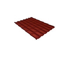Металлочерепица Классик 0,5 Satin RAL 3009 Оксидно-красный