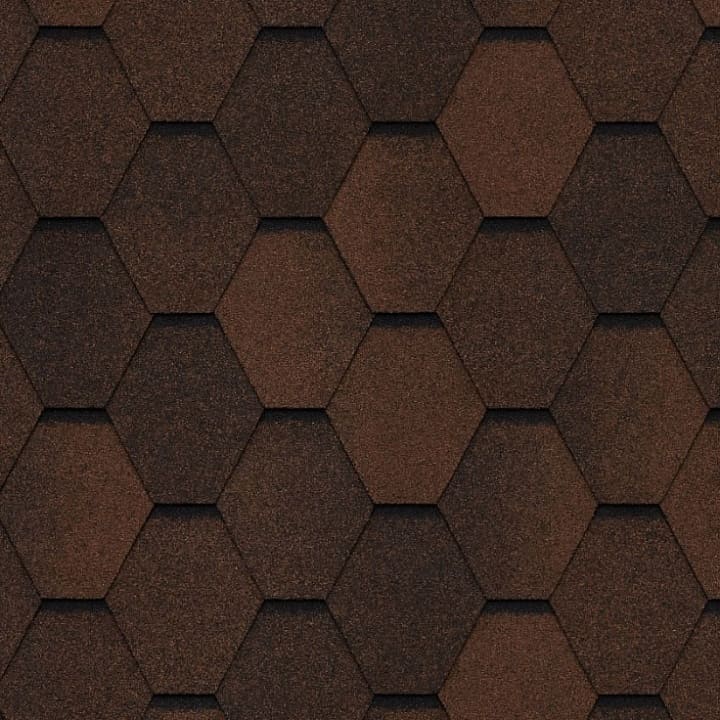 Гибкая черепица Tegola Comfort Garda Marrone 439