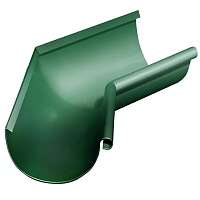 Угол желоба внутренний 135 гр 125 мм Grand Line RAL 6005 (Зеленый мох)