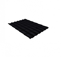 Металлочерепица Классик 0,5 Rooftop Бархат RAL 9005 Черный