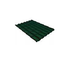 Металлочерепица Классик 0,5 Satin RAL 6005 Зеленый мох