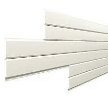 Металлический cайдинг Lбрус 15х240 ПЭП RAL 9002