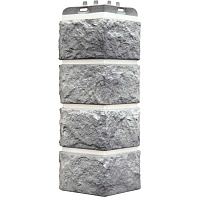 Угол Grand Line Колотый камень Design Plus гранит с белым швом