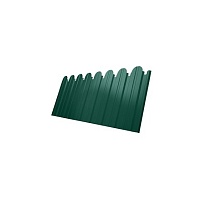 Профнастил С10B фигурный Полиэстер-Double RAL 6005