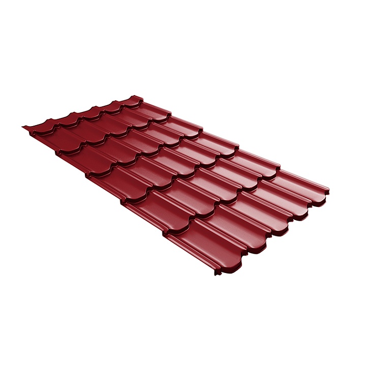 ПВ GL Квинта Плюс c 3D резом 0,45 Polyester RAL 3003 Рубиново-красный