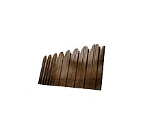Профнастил С10A фигурный Print-Double Antique Wood