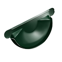 Заглушка торцевая универсальная 125 мм Grand Line RAL 6005 (Зеленый мох)